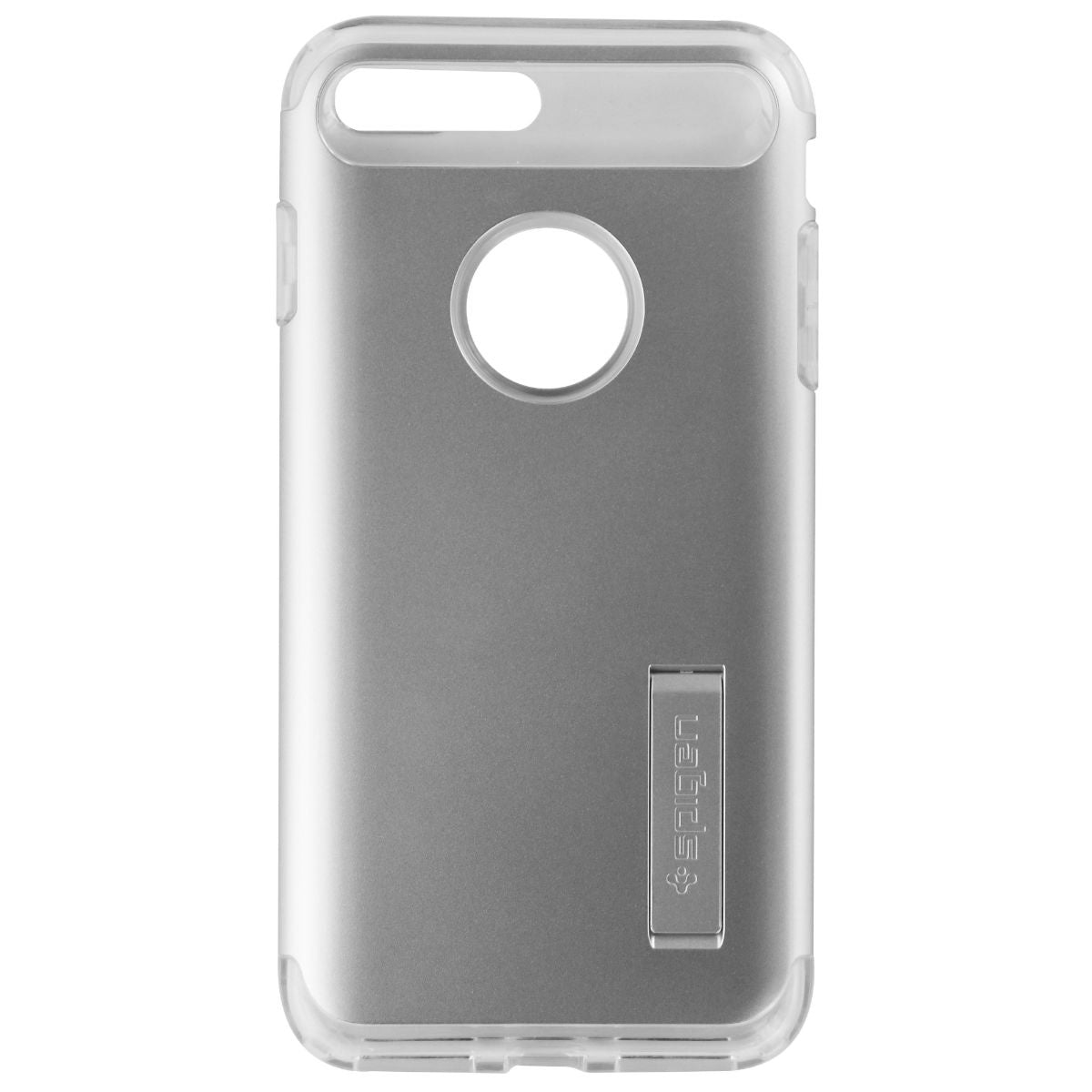 Spigen Slim Armor Series Dual Layer Case for iPhone 8 Plus/7 Plus - Silver/Clear Cell Phone - Cases, Covers & Skins Spigen - Simple Cell Bulk Wholesale Pricing - USA Seller