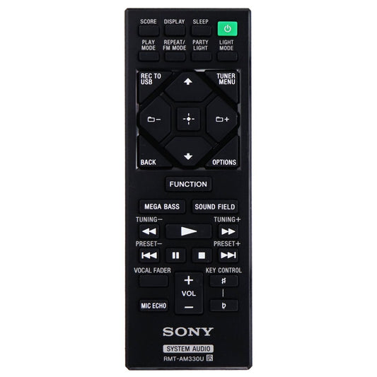 Sony Remote (RMT-AM330U) for Select Sony Hi-Fi Home Audio Systems - Black TV, Video & Audio Accessories - Remote Controls Sony    - Simple Cell Bulk Wholesale Pricing - USA Seller