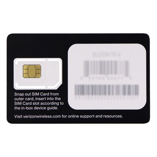 Verizon SIM Card (BULKSIM-TRI-A) Regular, Micro, Nano, 3G, 4G, LTE, 3FF, 4FF