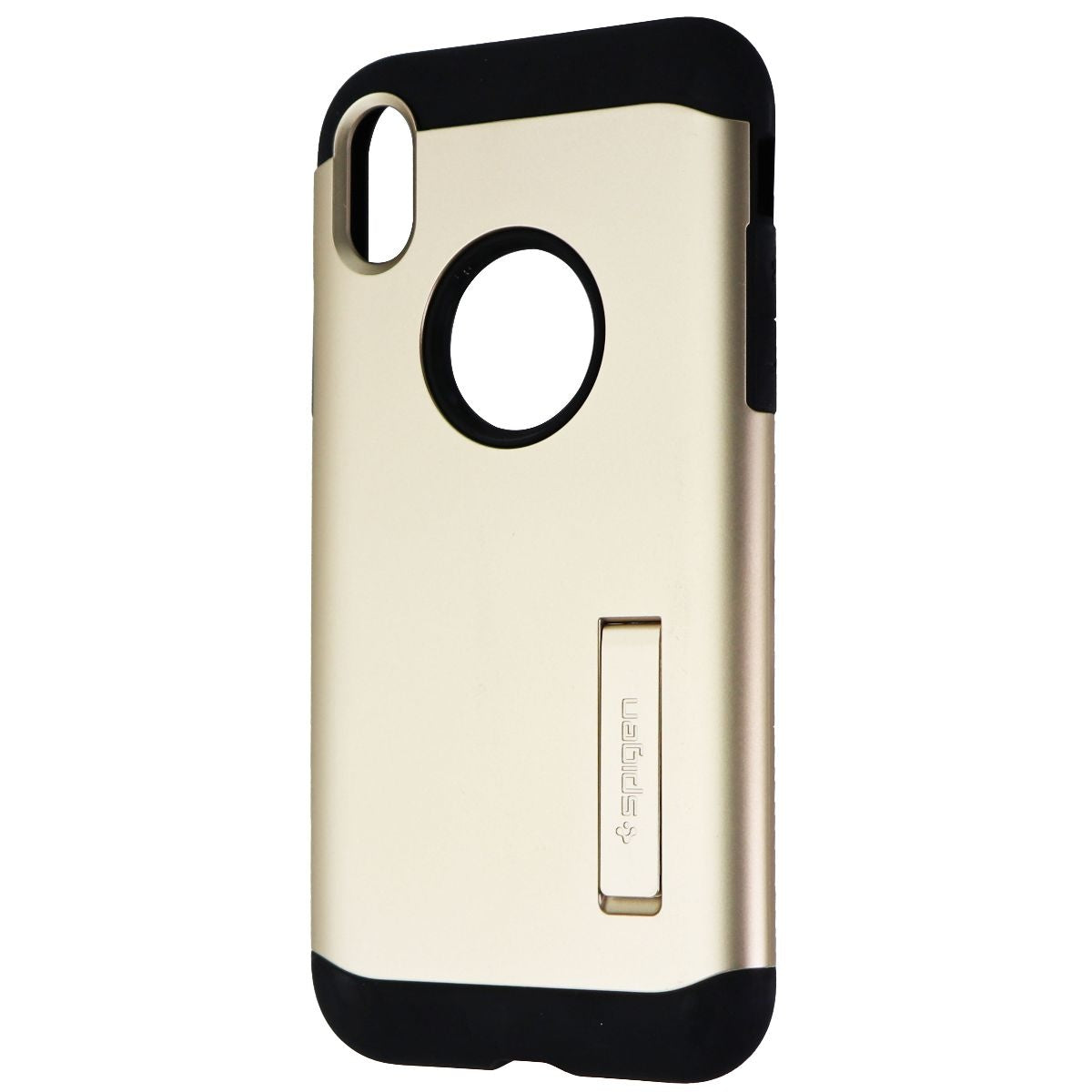 Spigen Slim Armor with Kickstand Case for Apple iPhone XR - Champagne Gold Cell Phone - Cases, Covers & Skins Spigen    - Simple Cell Bulk Wholesale Pricing - USA Seller