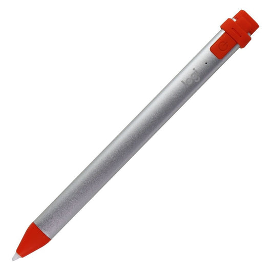 Logitech Crayon Digital Pencil for iPad / iPad Pro / iPad Mini - Silver/Orange iPad/Tablet Accessories - Styluses Logitech    - Simple Cell Bulk Wholesale Pricing - USA Seller