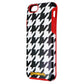 M-Edge LoudMouth Hybrid Case for Apple iPhone 6/6s - Black/White/Red Houndstooth Cell Phone - Cases, Covers & Skins M-Edge - Simple Cell Bulk Wholesale Pricing - USA Seller