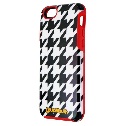M-Edge LoudMouth Hybrid Case for Apple iPhone 6/6s - Black/White/Red Houndstooth Cell Phone - Cases, Covers & Skins M-Edge - Simple Cell Bulk Wholesale Pricing - USA Seller