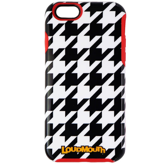 M-Edge LoudMouth Hybrid Case for Apple iPhone 6/6s - Black/White/Red Houndstooth Cell Phone - Cases, Covers & Skins M-Edge - Simple Cell Bulk Wholesale Pricing - USA Seller