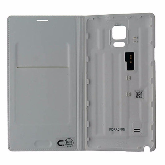 Samsung Flip Wallet Cover for Galaxy Note4 - White Cell Phone - Cases, Covers & Skins Samsung - Simple Cell Bulk Wholesale Pricing - USA Seller