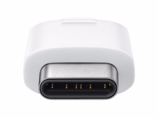 Samsung OTG Micro-USB to USB-C (Type C) Charging Adapter - White OEM (EE-GN930) Cell Phone - Cables & Adapters Samsung - Simple Cell Bulk Wholesale Pricing - USA Seller