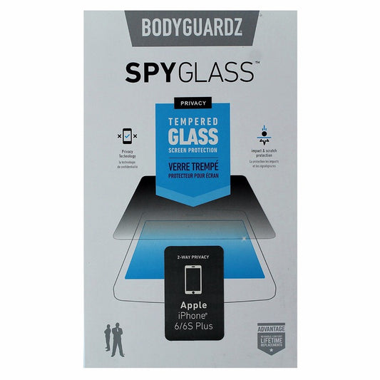 BodyGuardz Spy Glass Tempered Glass Screen Protector for iPhone 6 Plus/6s Plus Cell Phone - Screen Protectors BODYGUARDZ - Simple Cell Bulk Wholesale Pricing - USA Seller
