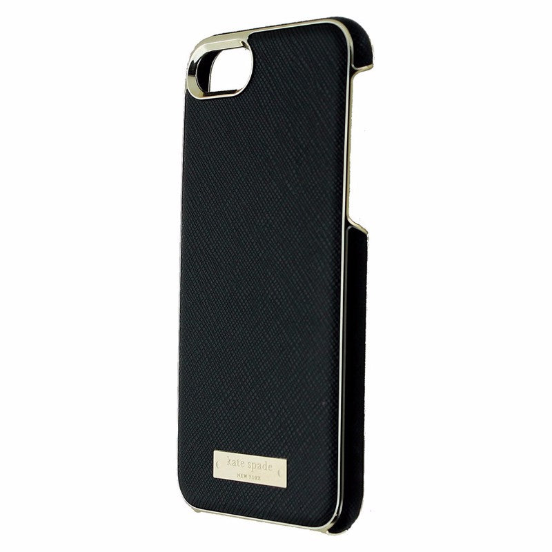 Kate Spade Wrap Case for Apple iPhone SE (2nd Gen) & 8/7 - Saffiano Black/Gold