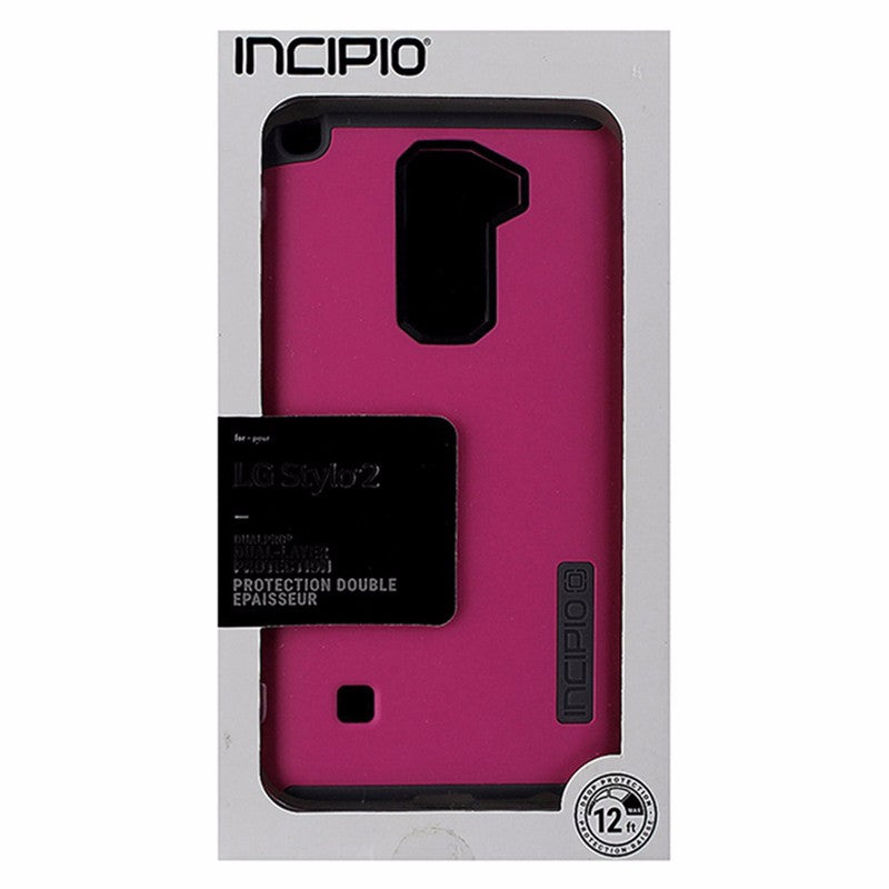 Incipio DualPro Case for LG Stylo 2 Pink/Gray Cell Phone - Cases, Covers & Skins Incipio - Simple Cell Bulk Wholesale Pricing - USA Seller