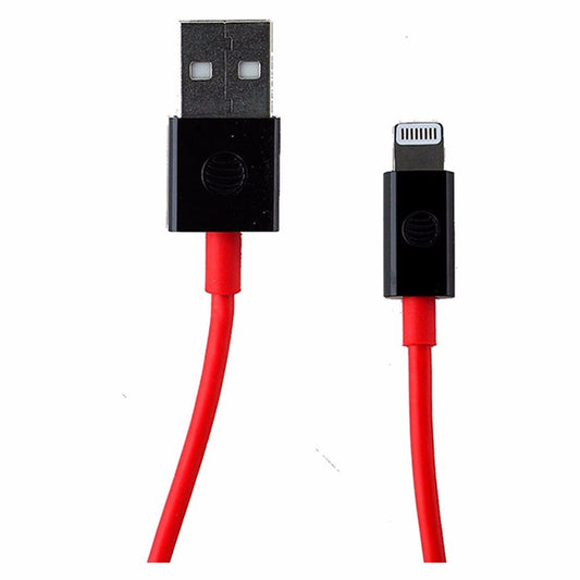 AT&T (4466F) 4Ft Charge & Sync Cable for iPhones - Red/Black Cell Phone - Cables & Adapters AT&T    - Simple Cell Bulk Wholesale Pricing - USA Seller