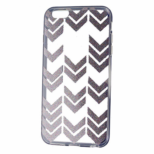 Incipio Design Hybrid Case for iPhone 6 Plus / 6s Plus - Silver Glitter Arrows Cell Phone - Cases, Covers & Skins Incipio - Simple Cell Bulk Wholesale Pricing - USA Seller