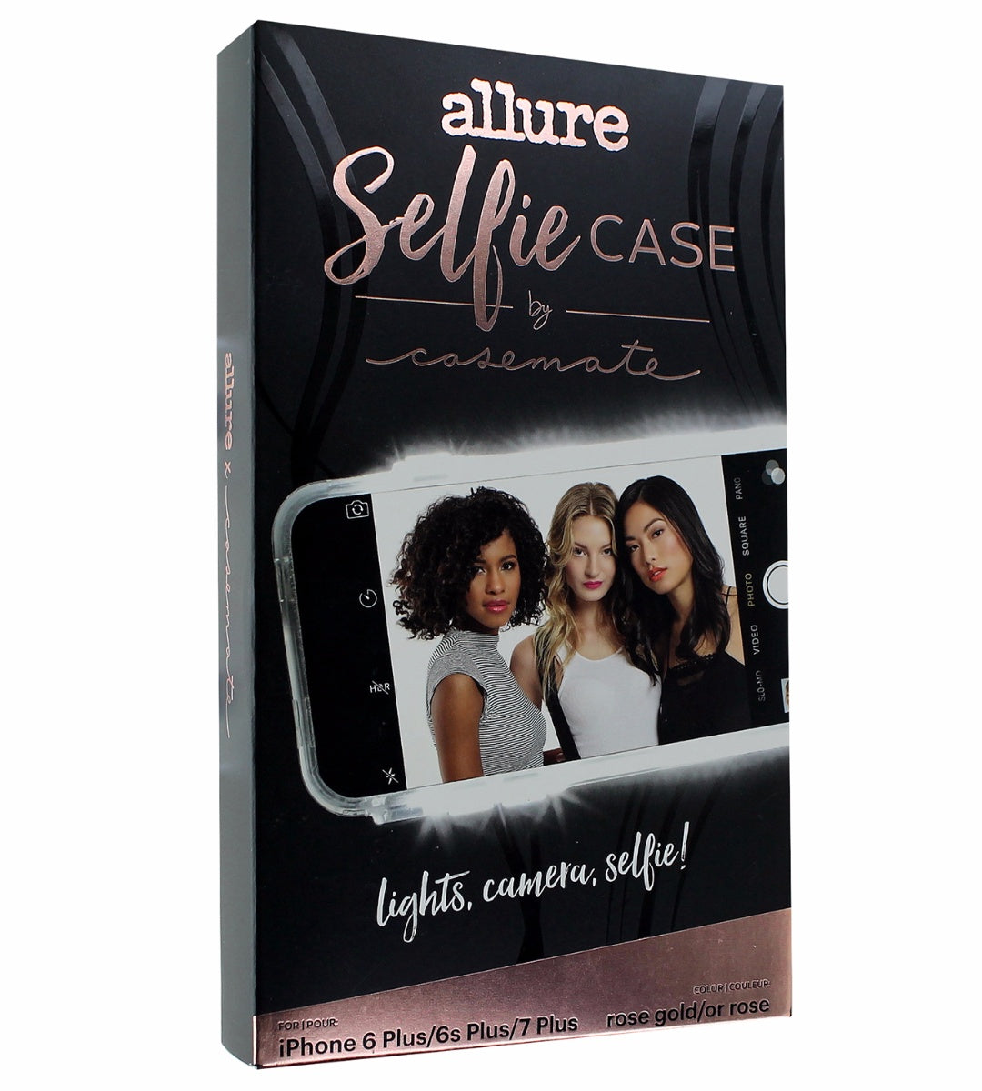 Case-Mate Allure LED Selfie Case for Apple iPhone 7 Plus / 6s Plus - Rose Gold Cell Phone - Cases, Covers & Skins Case-Mate - Simple Cell Bulk Wholesale Pricing - USA Seller