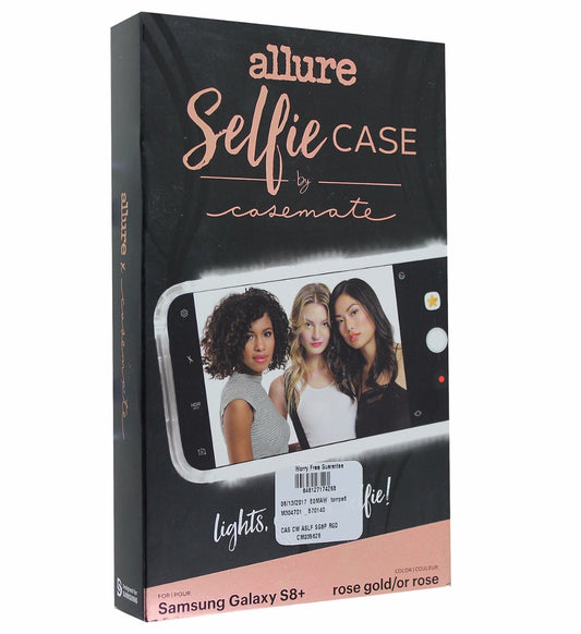 Case-Mate Allure LED Selfie Case for Samsung Galaxy S8+ (Plus) - Rose Gold Cell Phone - Cases, Covers & Skins Case-Mate - Simple Cell Bulk Wholesale Pricing - USA Seller