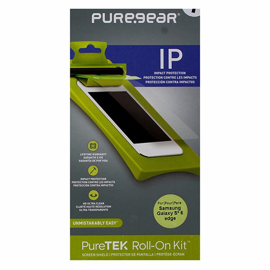 PureGear PureTek Roll On Kit (IP) Screen Protector for Samsung Galaxy S6 edge Cell Phone - Screen Protectors PureGear    - Simple Cell Bulk Wholesale Pricing - USA Seller