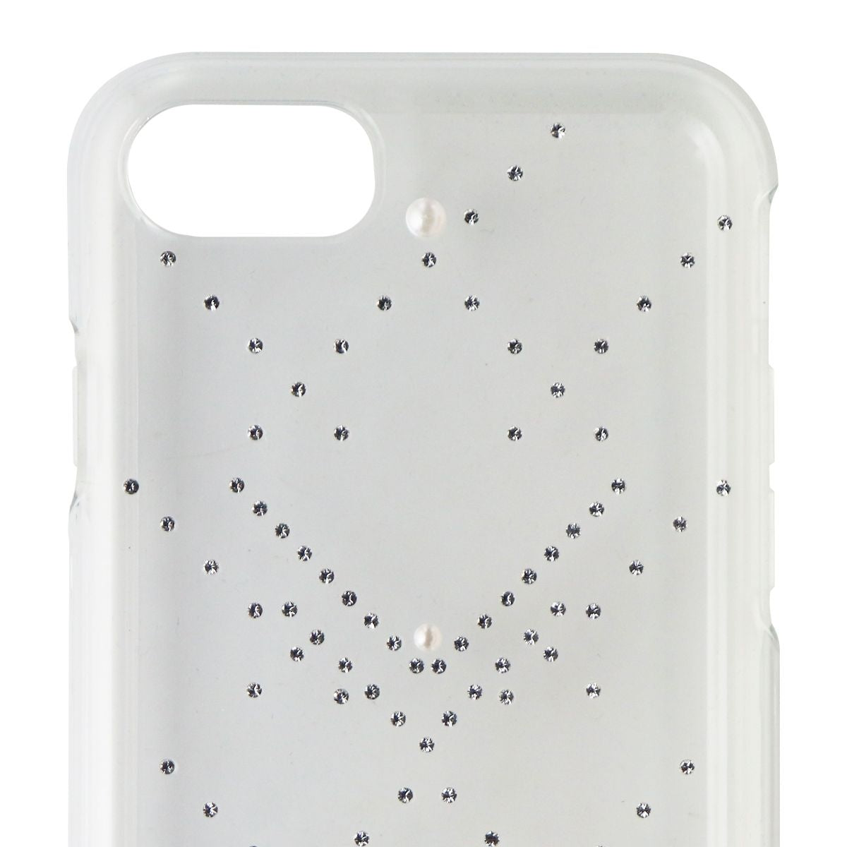 Swarovski Hard Crystal Case for Apple iPhone 8 & iPhone 7 - Clear / Silver Gems Cell Phone - Cases, Covers & Skins Swarovski - Simple Cell Bulk Wholesale Pricing - USA Seller