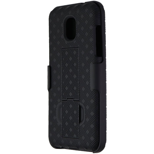Verizon Shell and Holster for Samsung Galaxy J3 V (3rd Generation) - Black Cell Phone - Cases, Covers & Skins Verizon - Simple Cell Bulk Wholesale Pricing - USA Seller