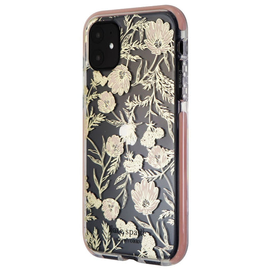 Kate Spade Defensive Hardshell Case for Apple iPhone 11 - Blossom Pink/Gold Gems Cell Phone - Cases, Covers & Skins Kate Spade    - Simple Cell Bulk Wholesale Pricing - USA Seller