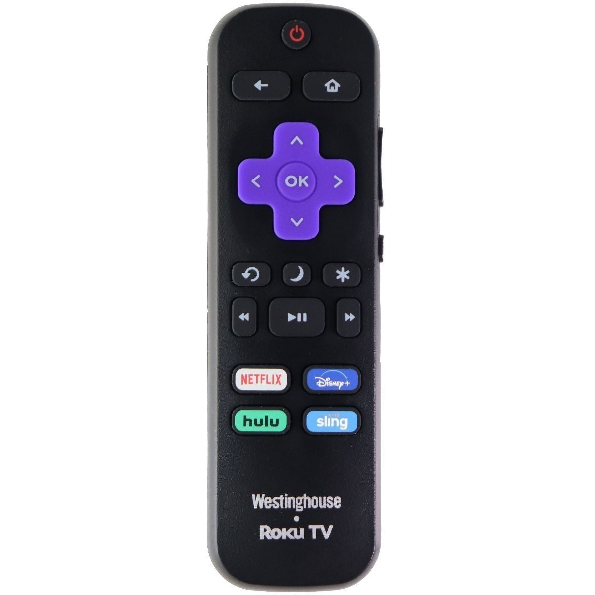 Westinghouse Remote (RC-AFIR) with Netflix/Disney/Hulu/Sling Keys - Black