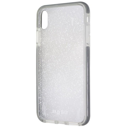Base Border Line Series Case for Apple iPhone Xs Max - Clear/Gray Specks Cell Phone - Cases, Covers & Skins Base    - Simple Cell Bulk Wholesale Pricing - USA Seller