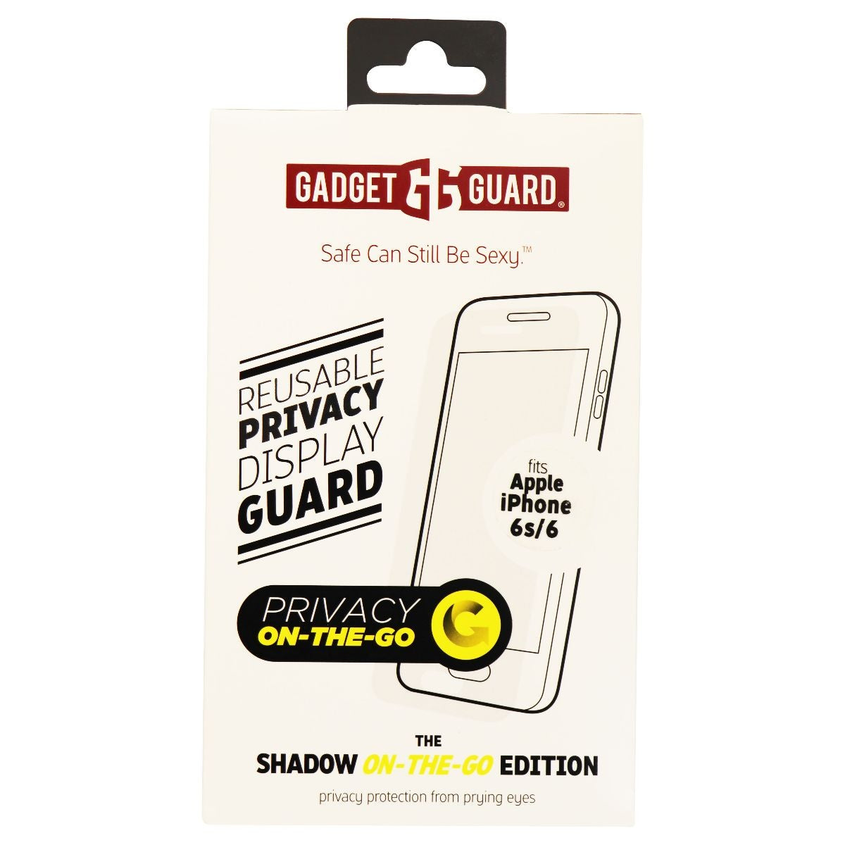 Gadget Guard Shadow Privacy Tempered Glass for iPhone 8 7 6s - Tinted/Black Cell Phone - Screen Protectors Gadget Guard - Simple Cell Bulk Wholesale Pricing - USA Seller
