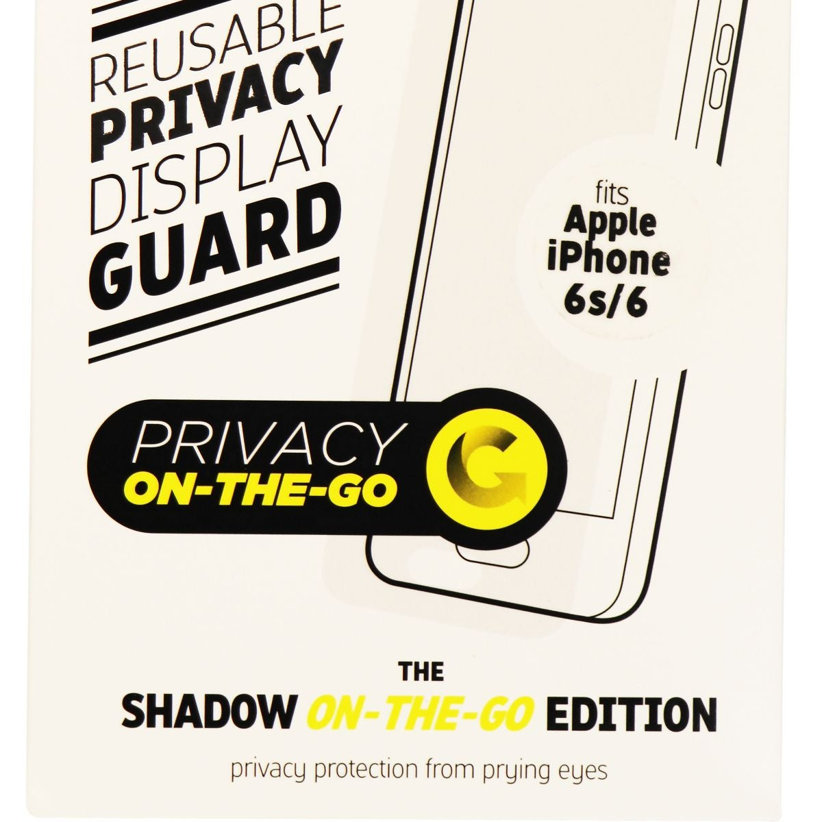 Gadget Guard Shadow Privacy Tempered Glass for iPhone 8 7 6s - Tinted/Black Cell Phone - Screen Protectors Gadget Guard - Simple Cell Bulk Wholesale Pricing - USA Seller