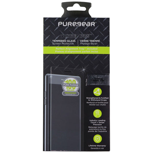 PureGear Steel 360 Tempered Glass Screen Protector for Samsung Galaxy S10e Cell Phone - Screen Protectors PureGear    - Simple Cell Bulk Wholesale Pricing - USA Seller