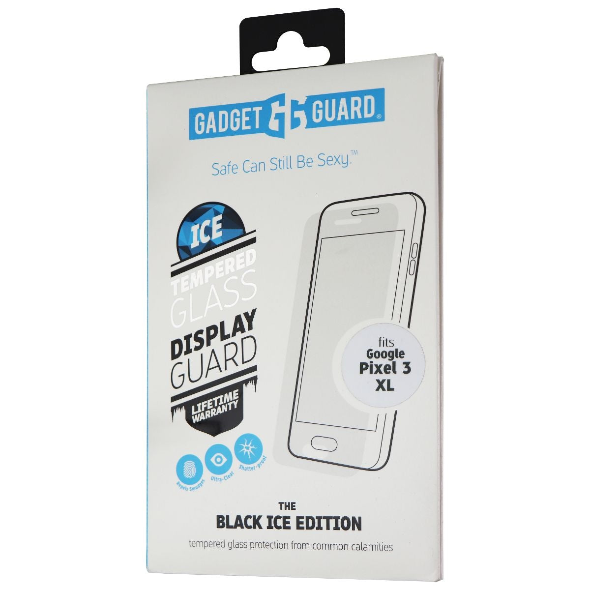 Gadget Guard Black Ice Tempered Glass Screen Protector for Google Pixel 3 XL Cell Phone - Screen Protectors Gadget Guard - Simple Cell Bulk Wholesale Pricing - USA Seller