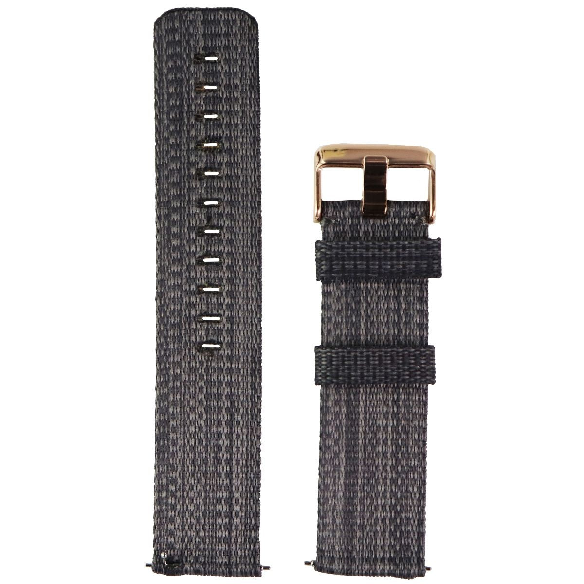 Replacement Wrist Band for Fitbit Versa and Versa 2 - Gray / Gold Clasp Smart Watch Accessories - Watch Bands Unbranded    - Simple Cell Bulk Wholesale Pricing - USA Seller