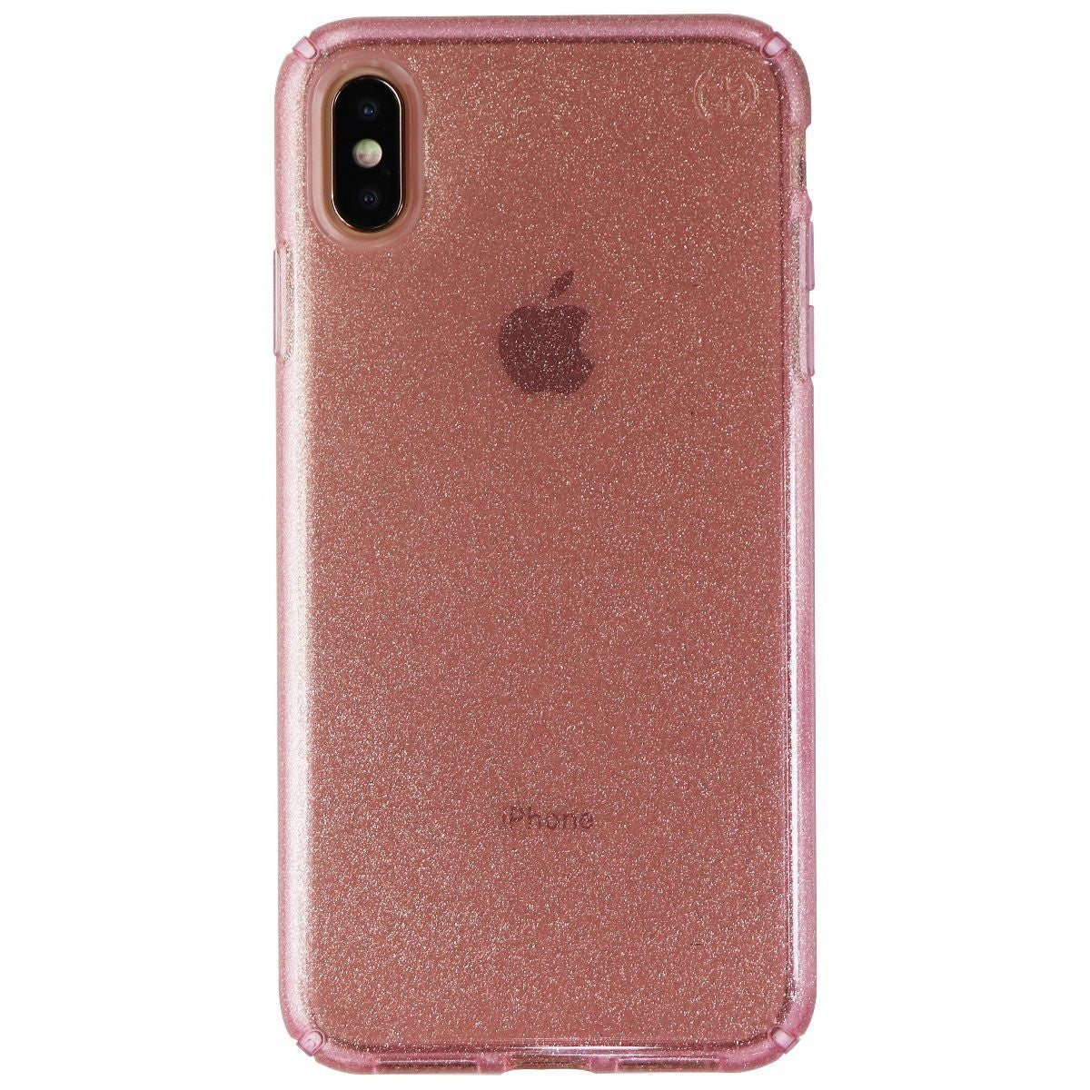 Speck Presidio Clear + Glitter Hybrid Case for Apple iPhone Xs Max - Bella Pink Cell Phone - Cases, Covers & Skins Speck - Simple Cell Bulk Wholesale Pricing - USA Seller