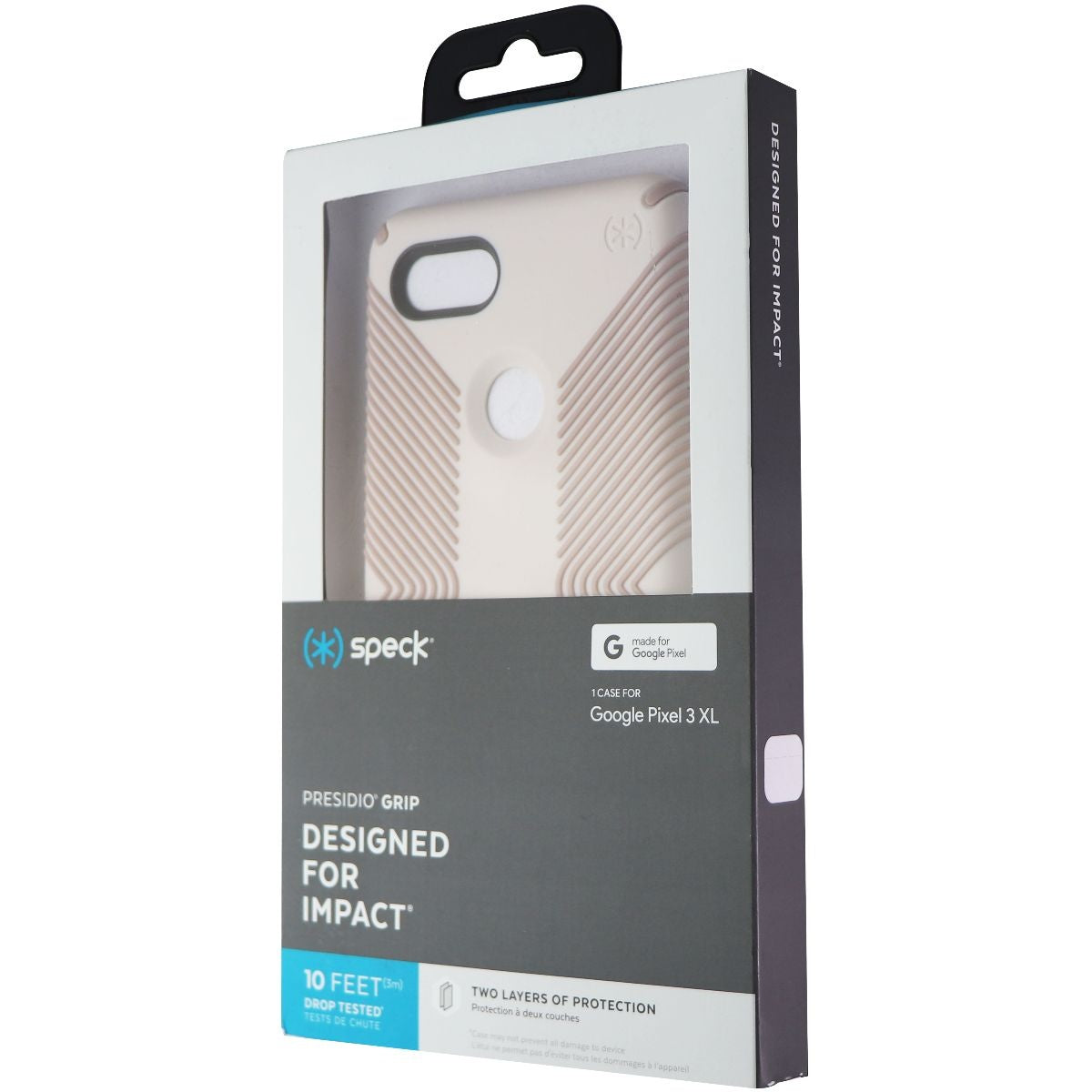 Speck Presidio Grip Case for Google Pixel 3 XL - Desert Rose Pink Cell Phone - Cases, Covers & Skins Speck - Simple Cell Bulk Wholesale Pricing - USA Seller