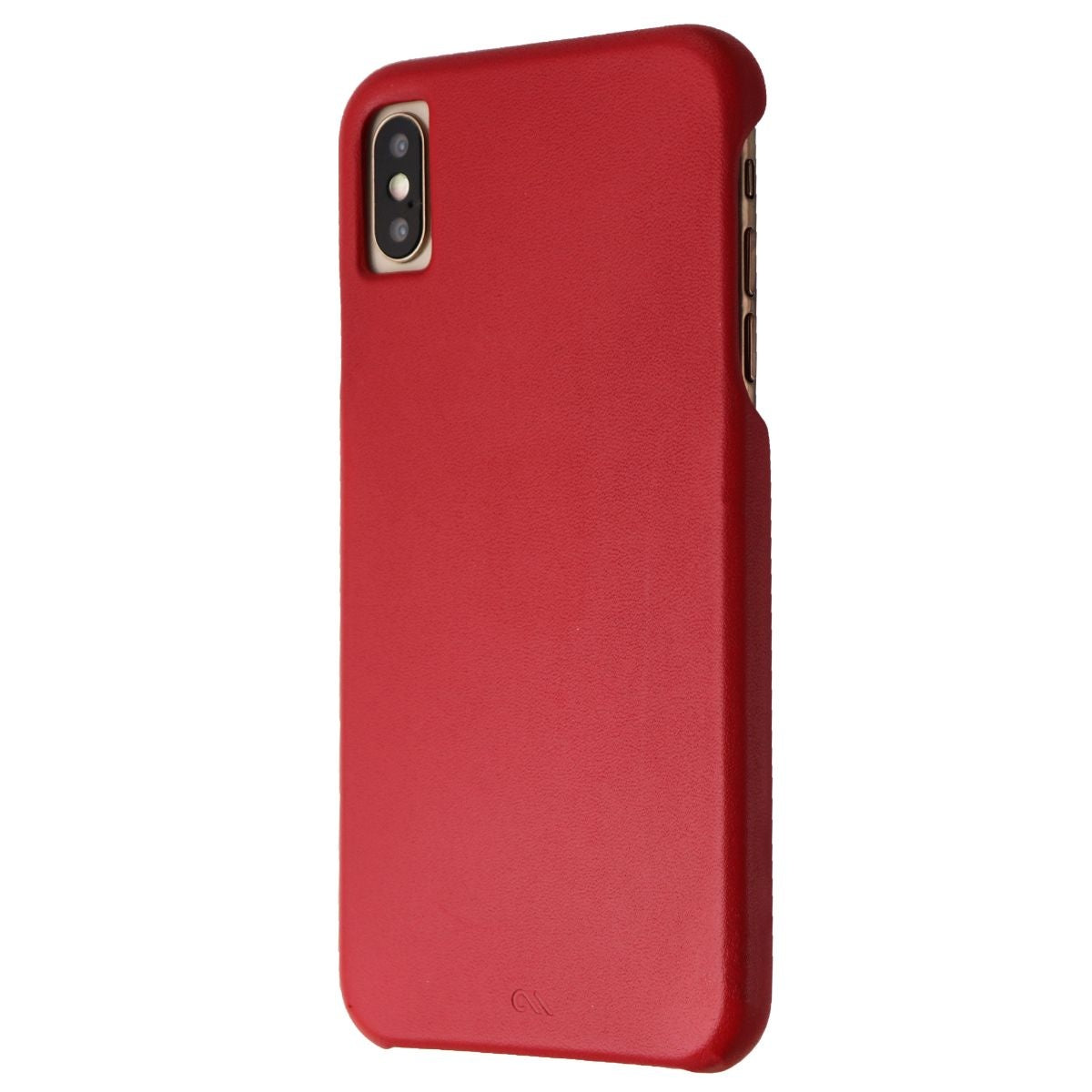 Case-Mate Barely There Genuine Leather Hard Case for Apple iPhone XS Max - Red Cell Phone - Cases, Covers & Skins Case-Mate - Simple Cell Bulk Wholesale Pricing - USA Seller