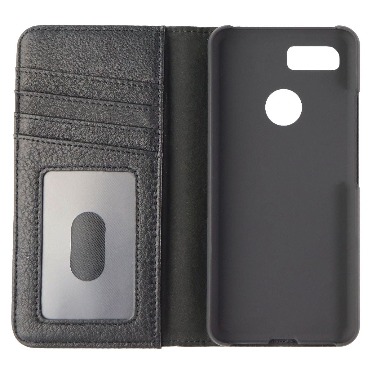 Case-Mate Wallet Folio Genuine Leather Case for Google Pixel 3 - Black Cell Phone - Cases, Covers & Skins Case-Mate    - Simple Cell Bulk Wholesale Pricing - USA Seller