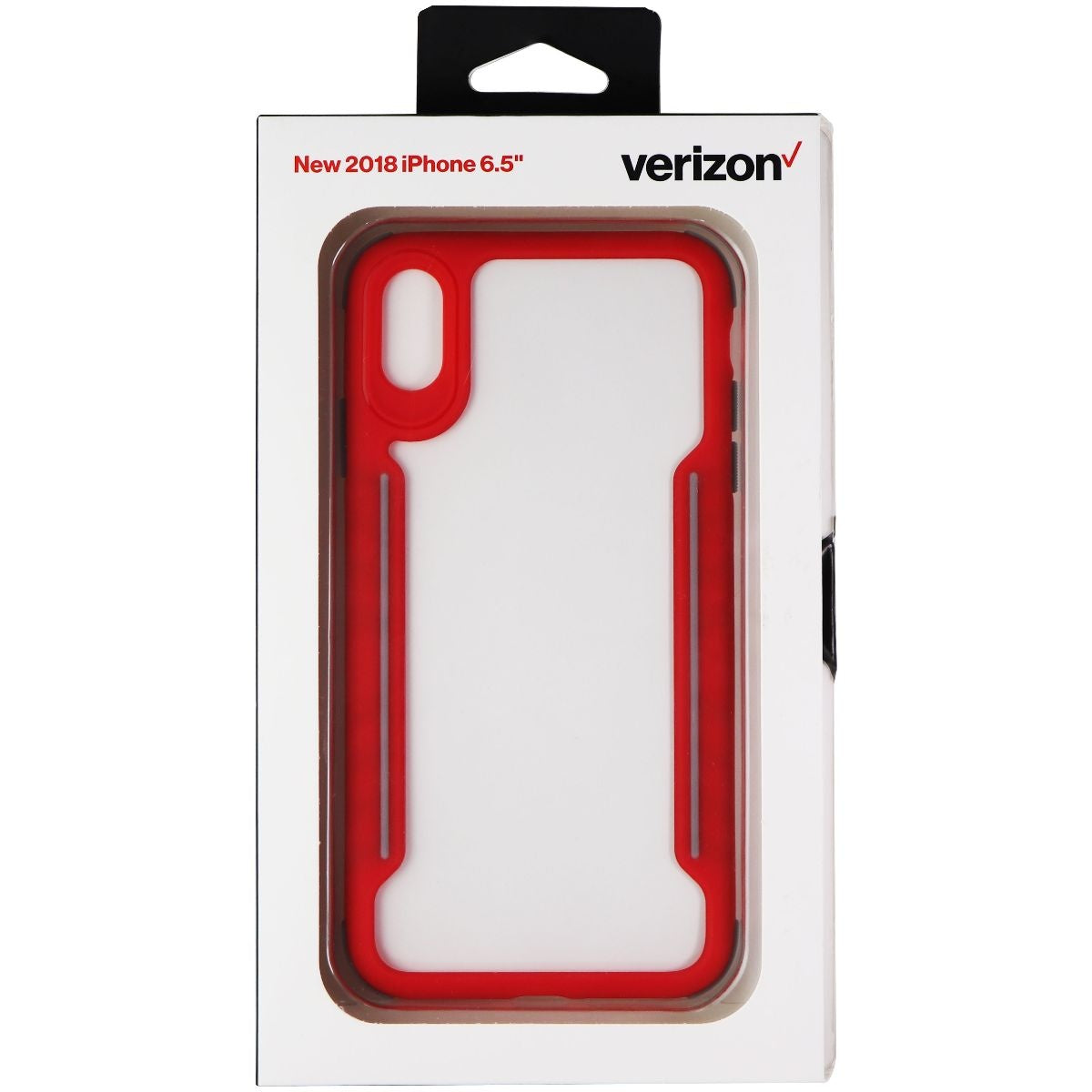 Verizon Slim Guard Case for Apple iPhone XS Max - Rose Red/Gray Cell Phone - Cases, Covers & Skins Verizon    - Simple Cell Bulk Wholesale Pricing - USA Seller