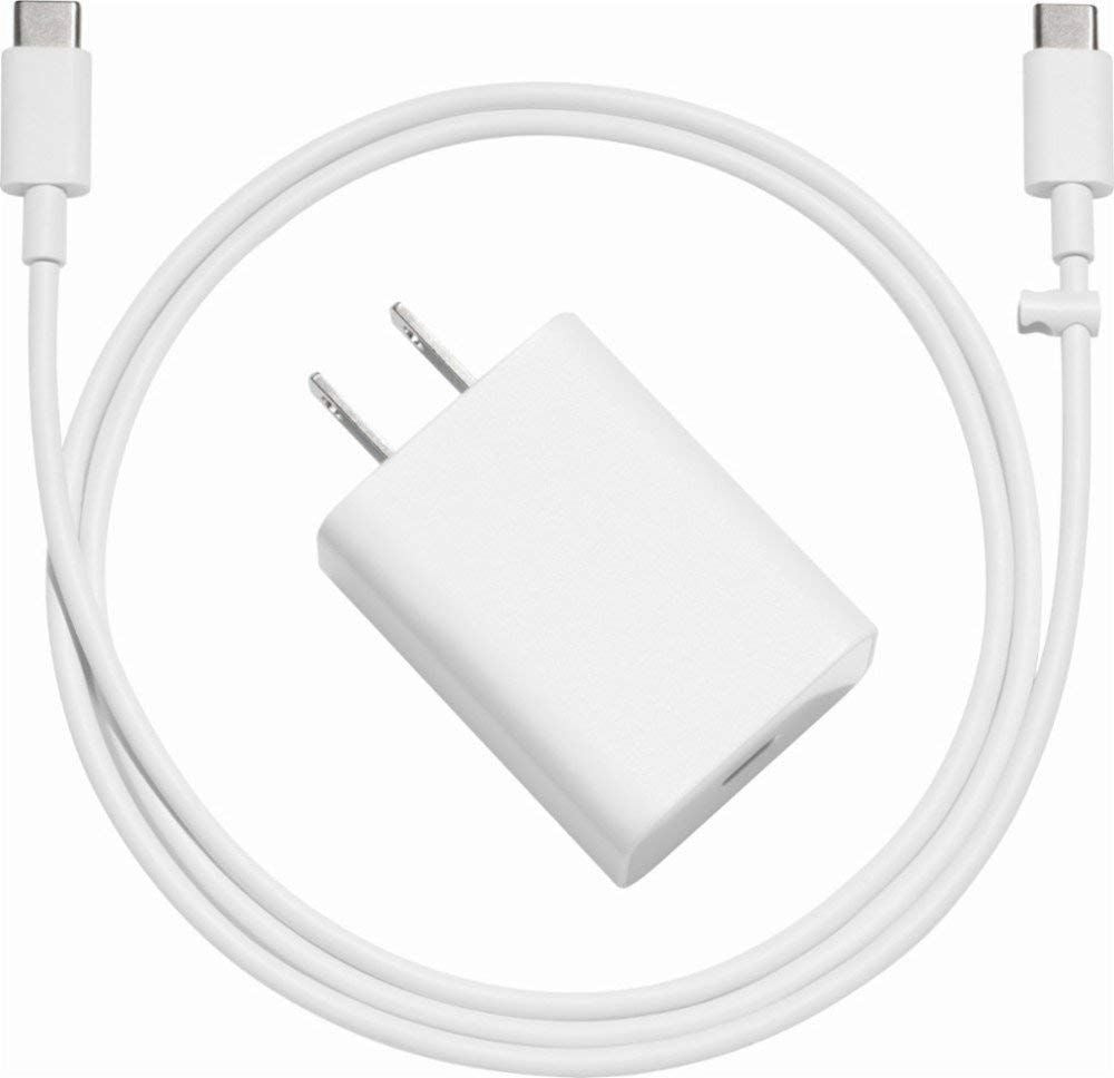 Google 18W USB-C Power Adapter for Pixel & Pixel 2 - White - TC G1000-US Cell Phone - Chargers & Cradles Google - Simple Cell Bulk Wholesale Pricing - USA Seller