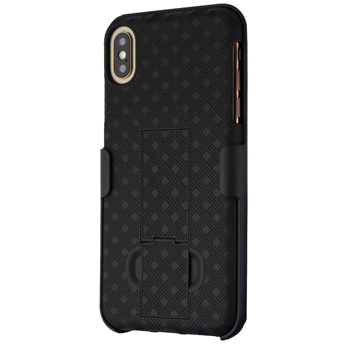 Verizon Shell and Holster Combo for iPhone XS Max (6.5 Inch) - Black Cell Phone - Cases, Covers & Skins Verizon - Simple Cell Bulk Wholesale Pricing - USA Seller