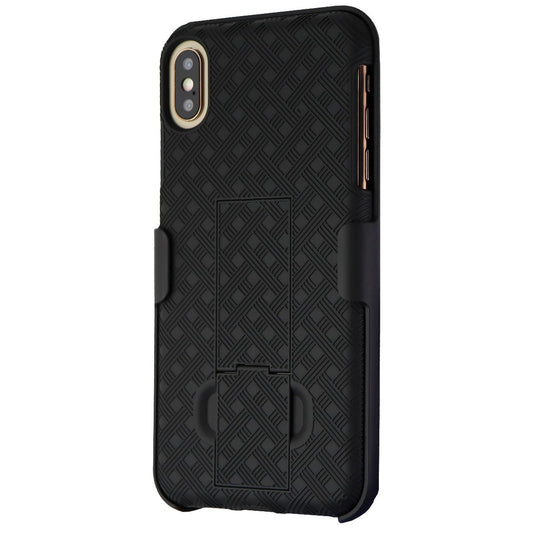 Verizon Shell and Holster Combo for iPhone XS Max (6.5 Inch) - Black Cell Phone - Cases, Covers & Skins Verizon - Simple Cell Bulk Wholesale Pricing - USA Seller