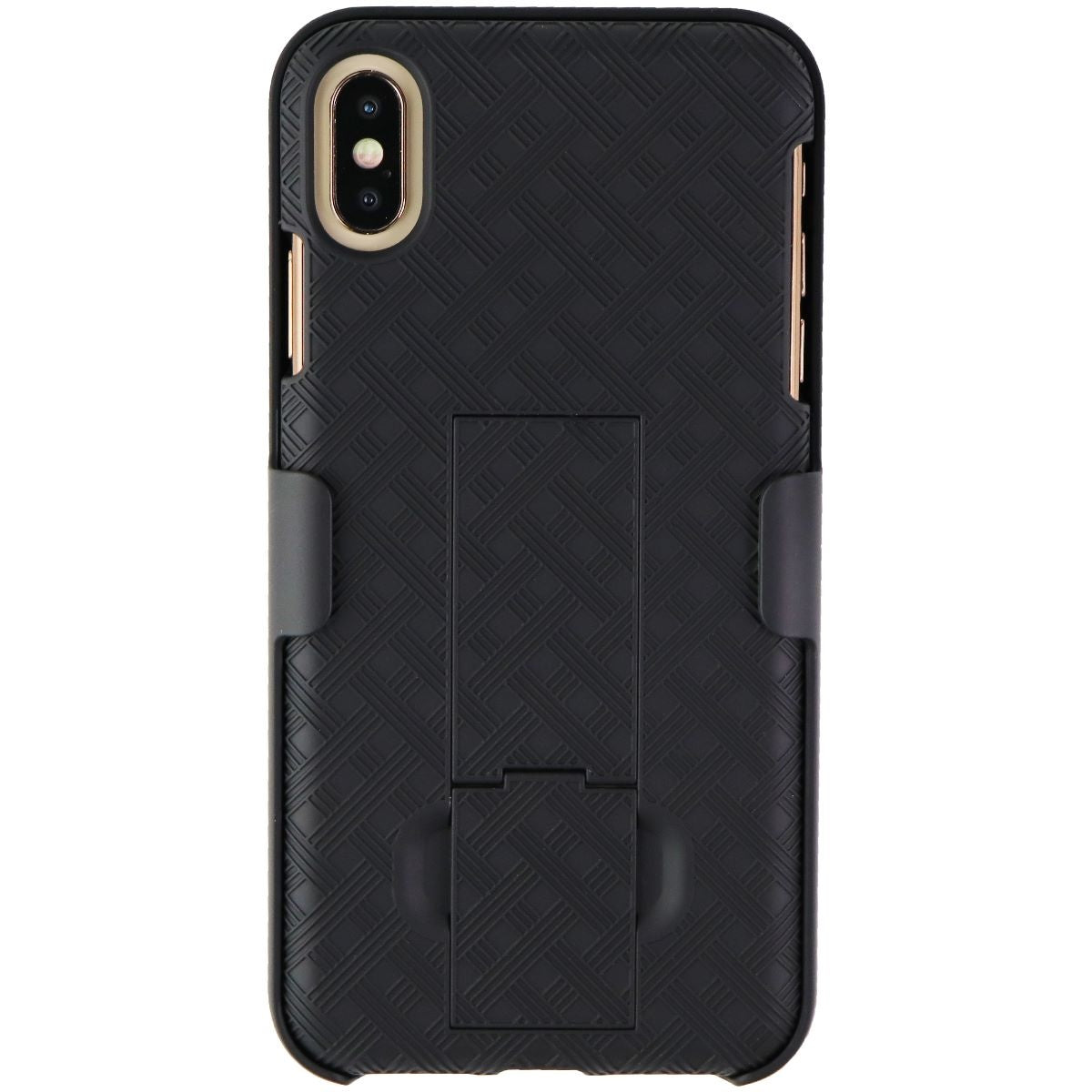Verizon Shell and Holster Combo for iPhone XS Max (6.5 Inch) - Black Cell Phone - Cases, Covers & Skins Verizon - Simple Cell Bulk Wholesale Pricing - USA Seller