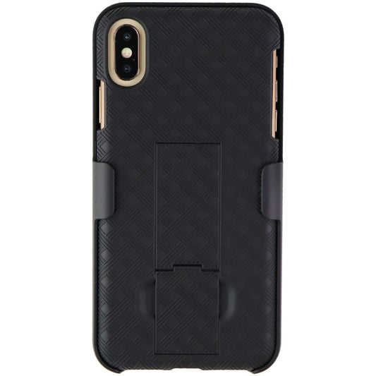 Verizon Shell and Holster Combo for iPhone XS Max (6.5 Inch) - Black Cell Phone - Cases, Covers & Skins Verizon - Simple Cell Bulk Wholesale Pricing - USA Seller