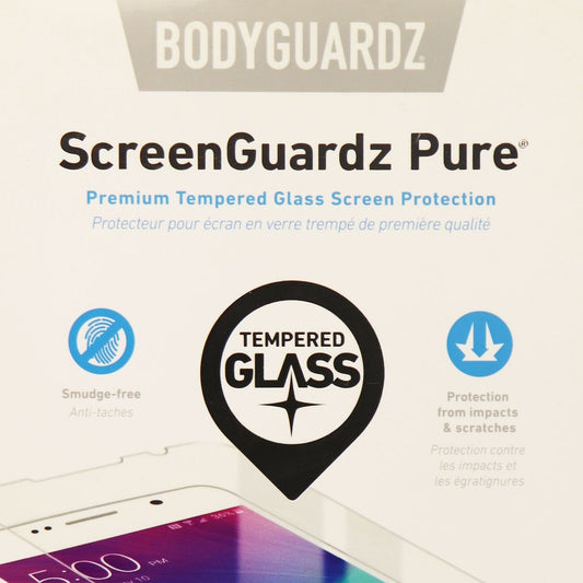 BodyGuardz ScreenGuardz Pure Series Tempered Glass for Galaxy S6 - Clear Cell Phone - Screen Protectors BODYGUARDZ    - Simple Cell Bulk Wholesale Pricing - USA Seller