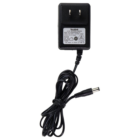 Yealink AC/DC (5V/600mA) Wall Charger/Power Supply - Black (OH-1006B0500600U-UL) Multipurpose Batteries & Power - Multipurpose AC to DC Adapters Yealink    - Simple Cell Bulk Wholesale Pricing - USA Seller