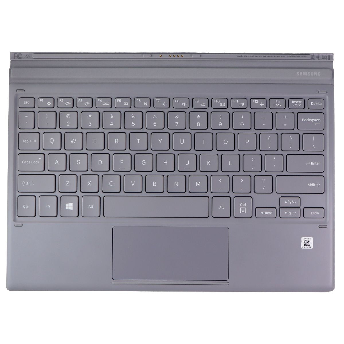 Samsung Galaxy Book2 Keyboard Cover 12-inch - Gray (EJ-CW730) iPad/Tablet Accessories - Cases, Covers, Keyboard Folios Samsung - Simple Cell Bulk Wholesale Pricing - USA Seller