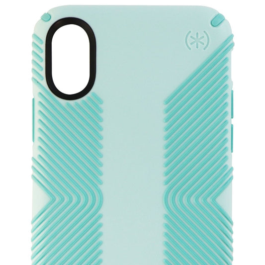 Speck Presidio Grip Hybrid Hard Case for Apple iPhone X - Surf Teal/Mykonos Blue Cell Phone - Cases, Covers & Skins Speck    - Simple Cell Bulk Wholesale Pricing - USA Seller