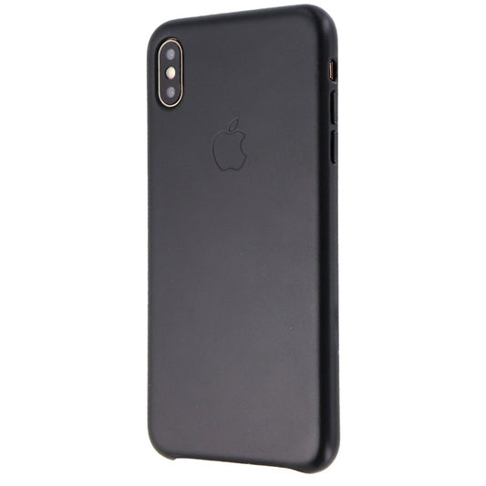 Official Apple Leather Case for Apple iPhone Xs Max - Black (MRWT2ZM/A) Cell Phone - Cases, Covers & Skins Apple    - Simple Cell Bulk Wholesale Pricing - USA Seller