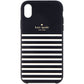 Kate Spade Soft Touch Case for Apple iPhone XR - Feeder Stripe Black/Cream Cell Phone - Cases, Covers & Skins Kate Spade - Simple Cell Bulk Wholesale Pricing - USA Seller