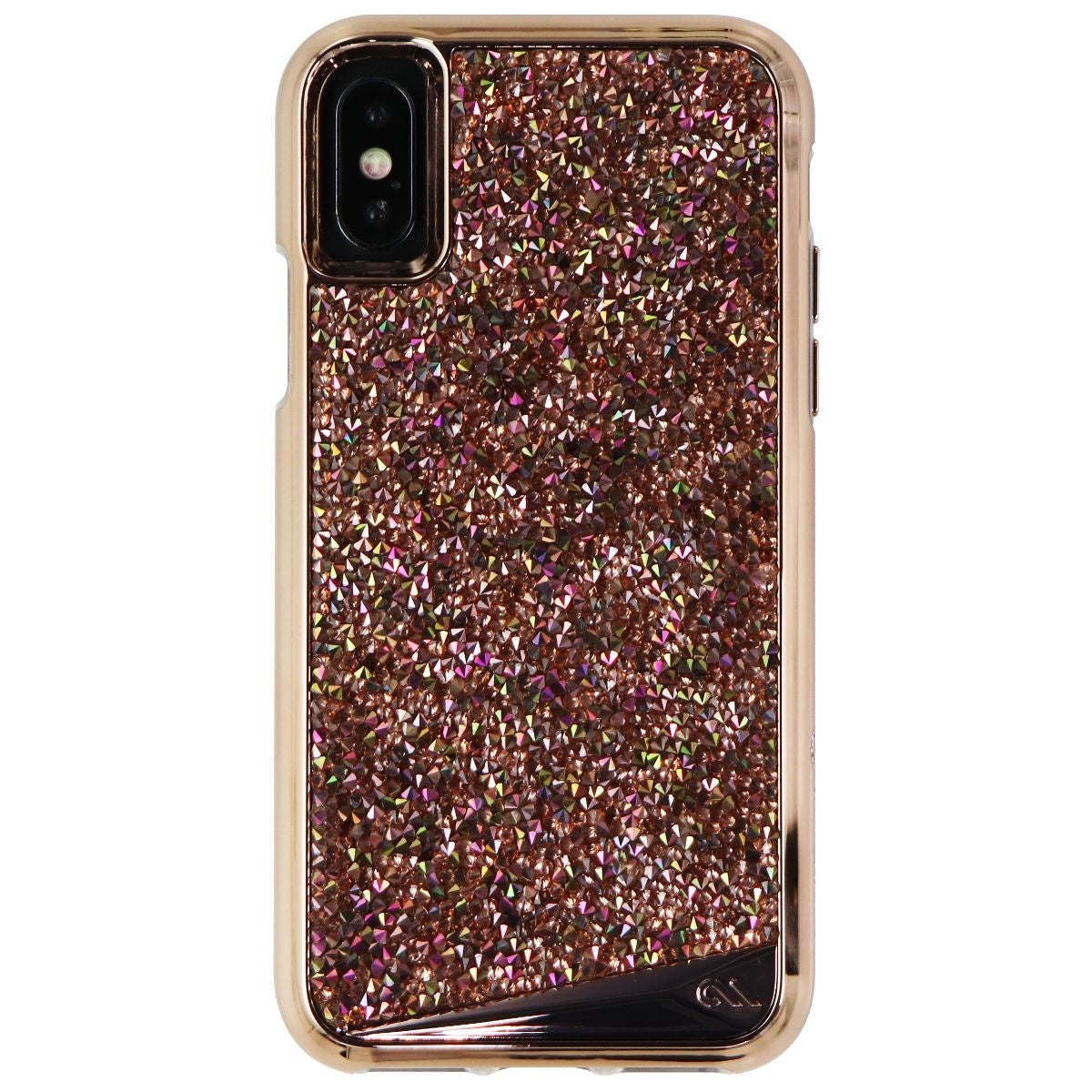 Case-Mate Brilliance Series Crystal Case for Apple iPhone Xs & X - Rose Gold Cell Phone - Cases, Covers & Skins Case-Mate    - Simple Cell Bulk Wholesale Pricing - USA Seller
