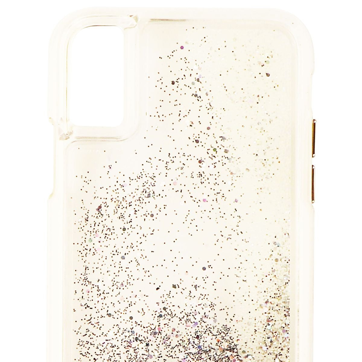 Case-Mate Waterfall Series Liquid Glitter Case for iPhone Xs & X - Clear/Silver Cell Phone - Cases, Covers & Skins Case-Mate    - Simple Cell Bulk Wholesale Pricing - USA Seller