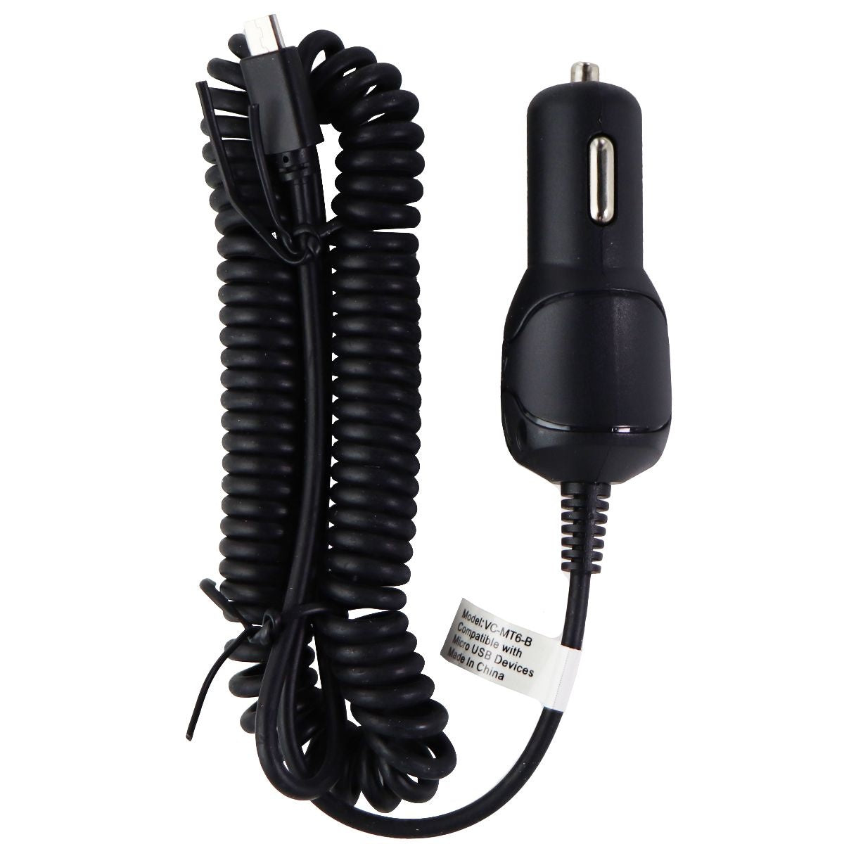 Wireless One (5V/1A) Vehicle Car Charger with 9-Foot Micro-USB Connector - Black Cell Phone - Chargers & Cradles Wireless One - Simple Cell Bulk Wholesale Pricing - USA Seller