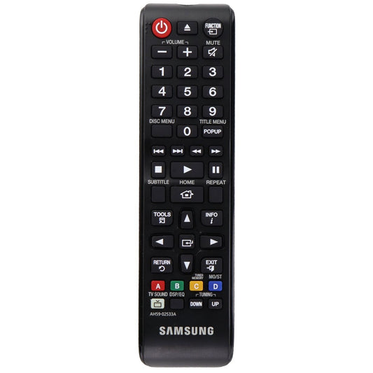 Samsung Remote (AH59-02533A) for Select Samsung Home Theater Systems - Black TV, Video & Audio Accessories - Remote Controls Samsung    - Simple Cell Bulk Wholesale Pricing - USA Seller