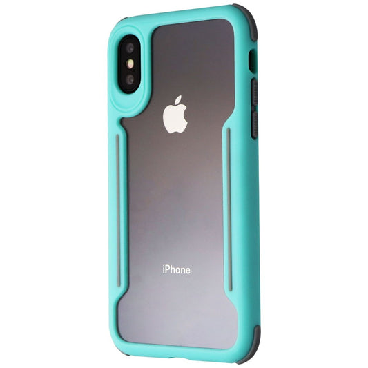 Verizon Slim Guard Series Case for Apple iPhone XS and X - Clear/Teal/Gray Cell Phone - Cases, Covers & Skins Verizon - Simple Cell Bulk Wholesale Pricing - USA Seller