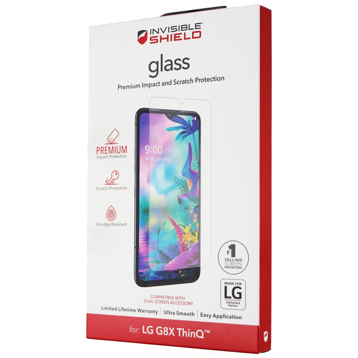 ZAGG Invisible Shield Tempered Glass for LG G8X ThinQ - Clear Cell Phone - Screen Protectors Zagg - Simple Cell Bulk Wholesale Pricing - USA Seller